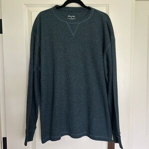Men's Blue Crew Neck Shirt